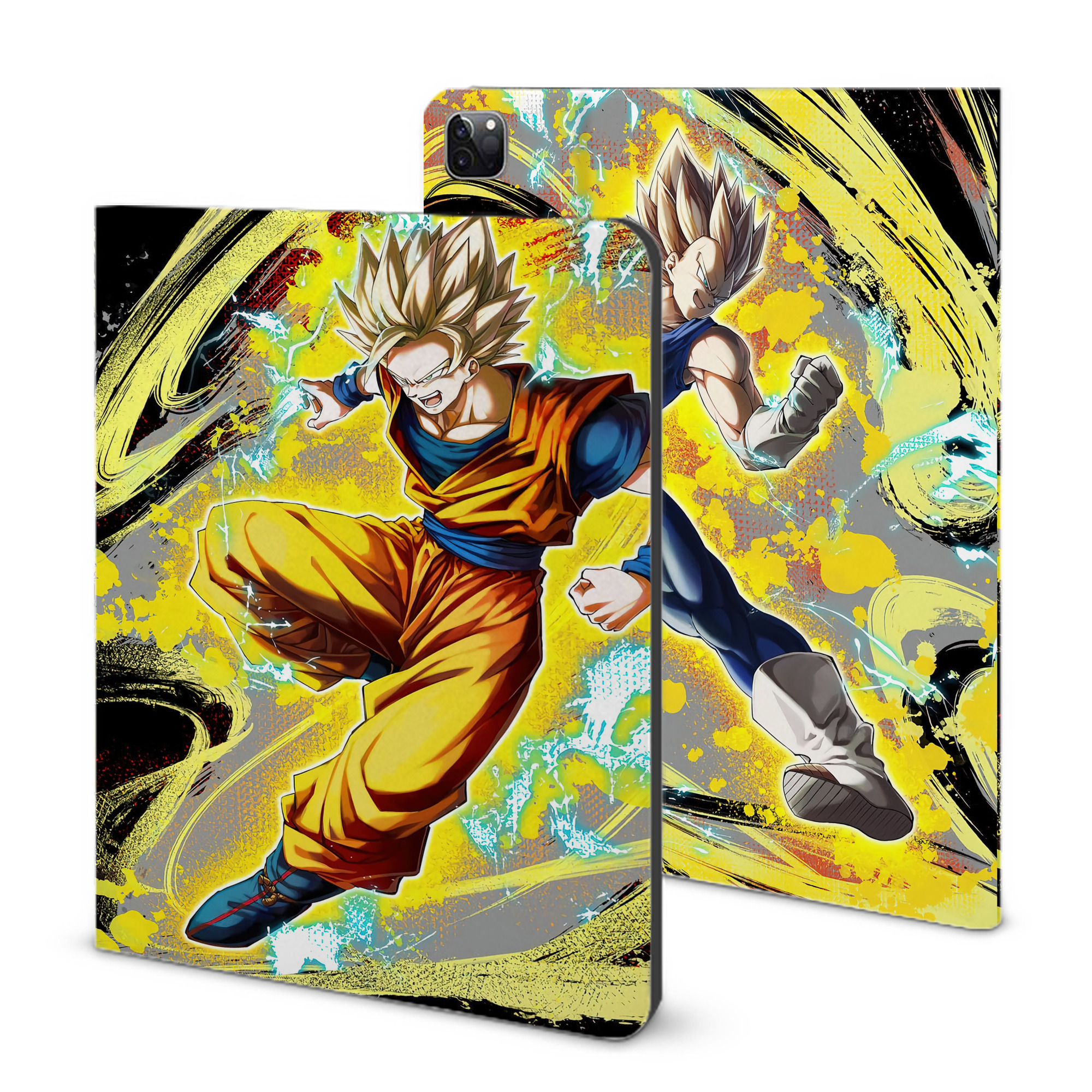（画像用） ドラゴンボール DRAGON BALL IPad ケース ブック型 PUレザー TPU 耐衝撃 軽量 薄型 ペン収納なし 全面保護 IPad 各モデル対応